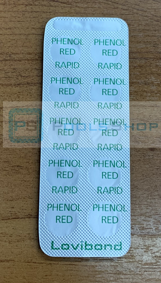 Таблетки для тестера Phenol Red-pH, 10 шт. Lovibond