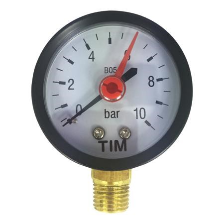 Манометр 10 бар TIM